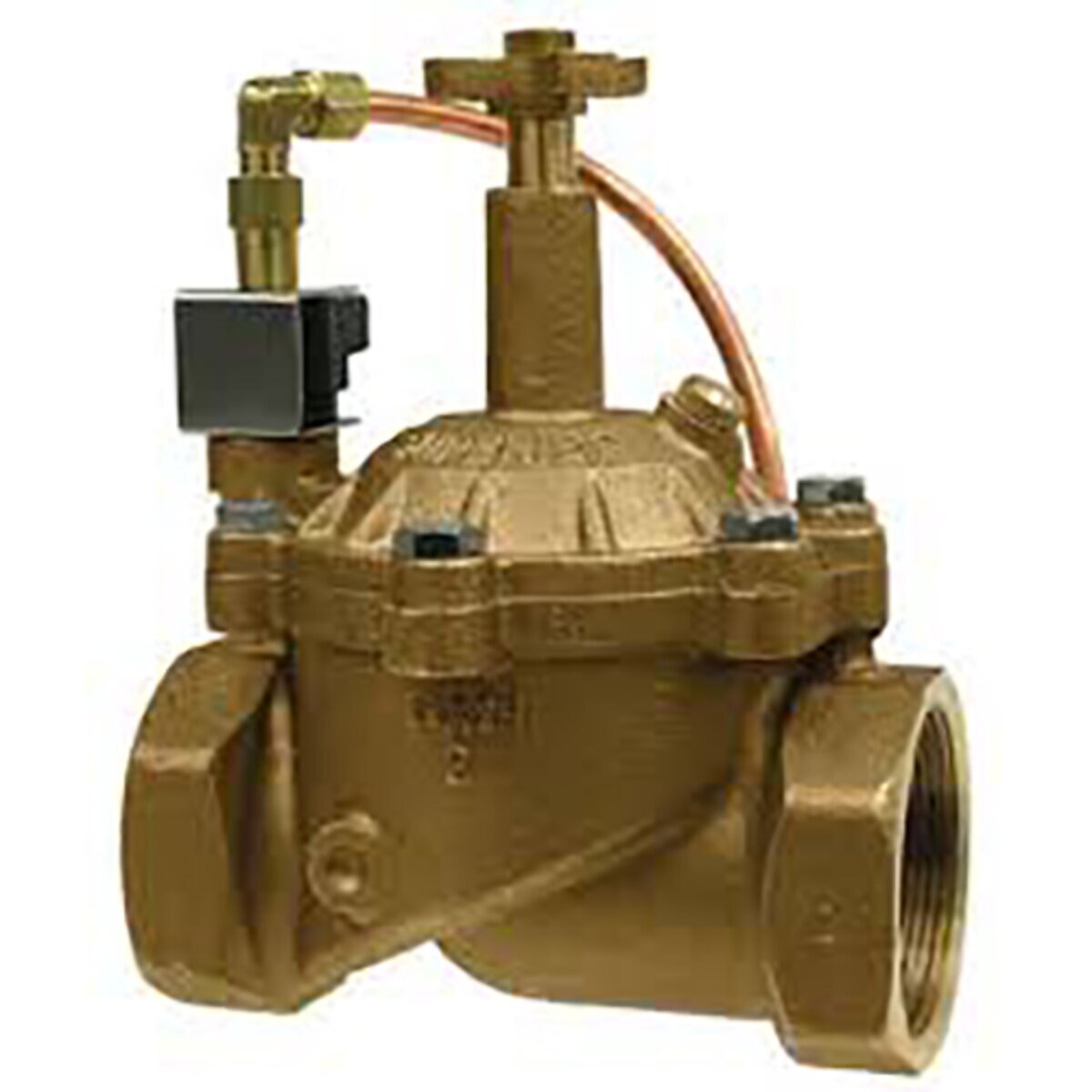 Superior Master Valve 3200 Brass 3 in. Normally Closed FIPT x FIPT