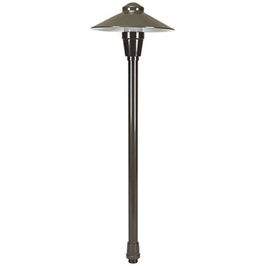 Unique  SOLA-12-L2  Solaris Path/Area Light Brass Housing Weathered Brass Finish 2W 3000K LED