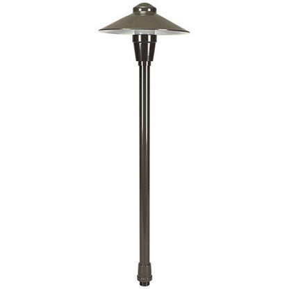 Unique NU18-NL-BK Neutron Path Light 18 in. Riser Aluminum Black Finish No Lamp