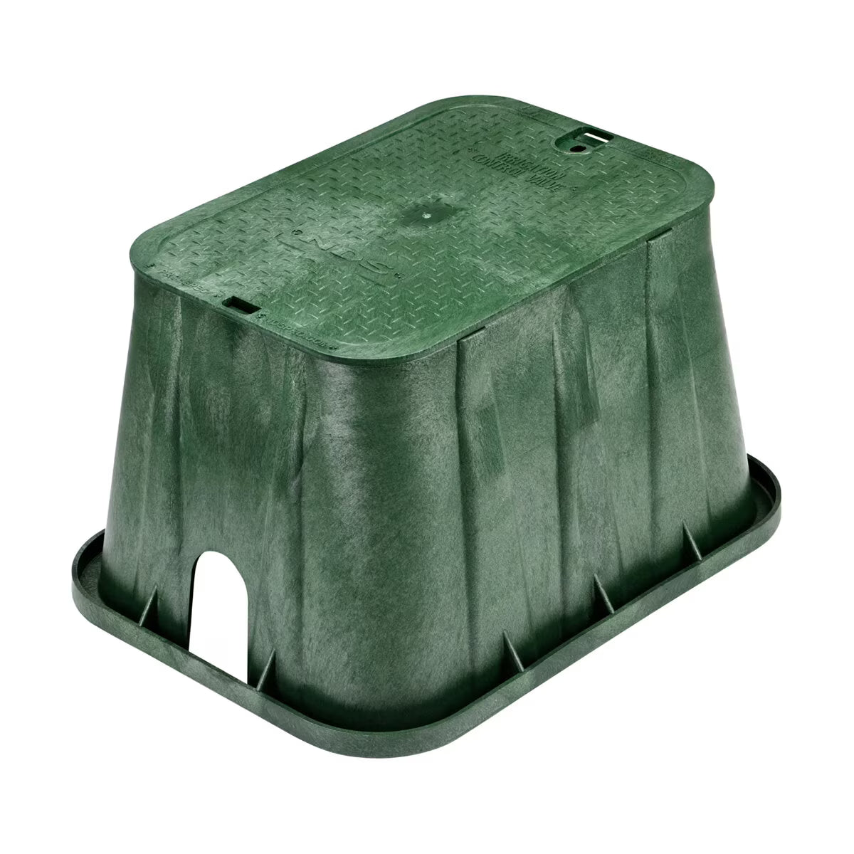 NDS Pro-Spec Valve Box Rectangle 14 in. x 19 in. x 12 in.H Green Box/Green Lid Overlapping ICV