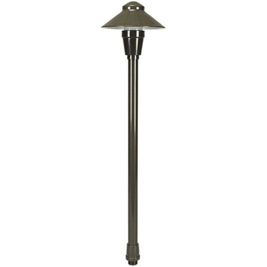 Unique Proton Path Light 18 in. Riser Aluminum Bronze Finish No Lamp