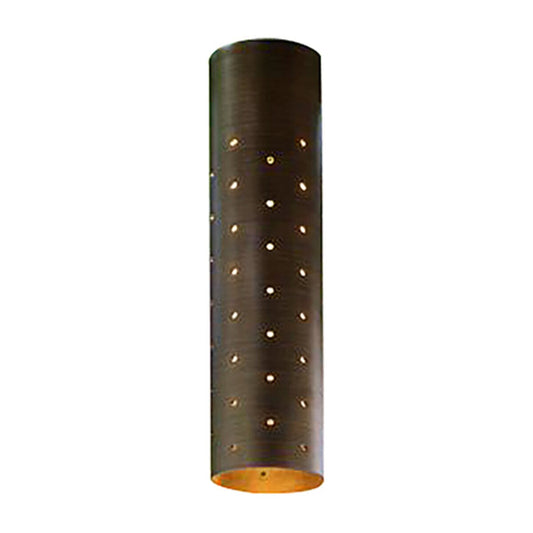 FX VE Down Light Antique Bronze Perforated Sleeve 3LED