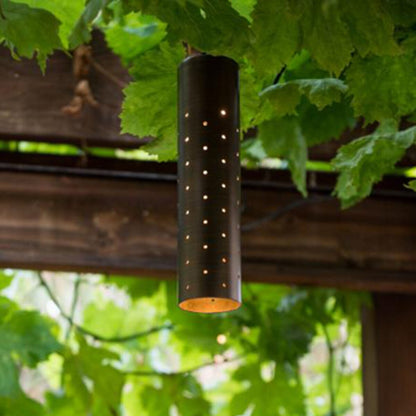 FX VE Down Light Antique Bronze Perforated Sleeve 3LED