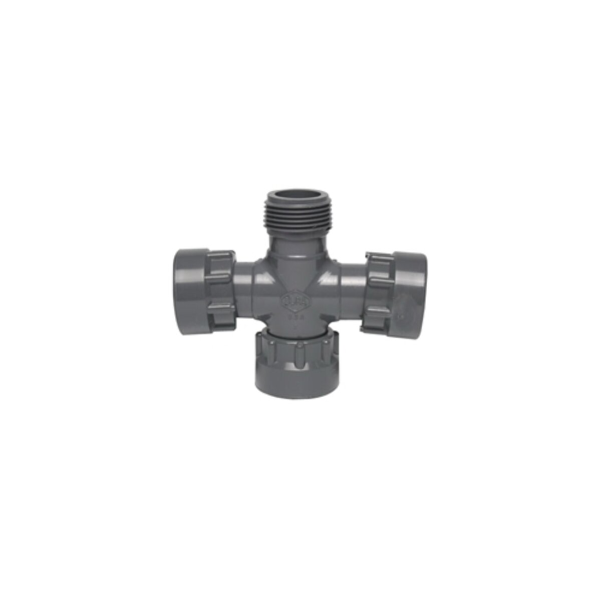 Dura Manifold Cross 1 in. Swivel x MIPT x Swivel x Swivel with O-Ring