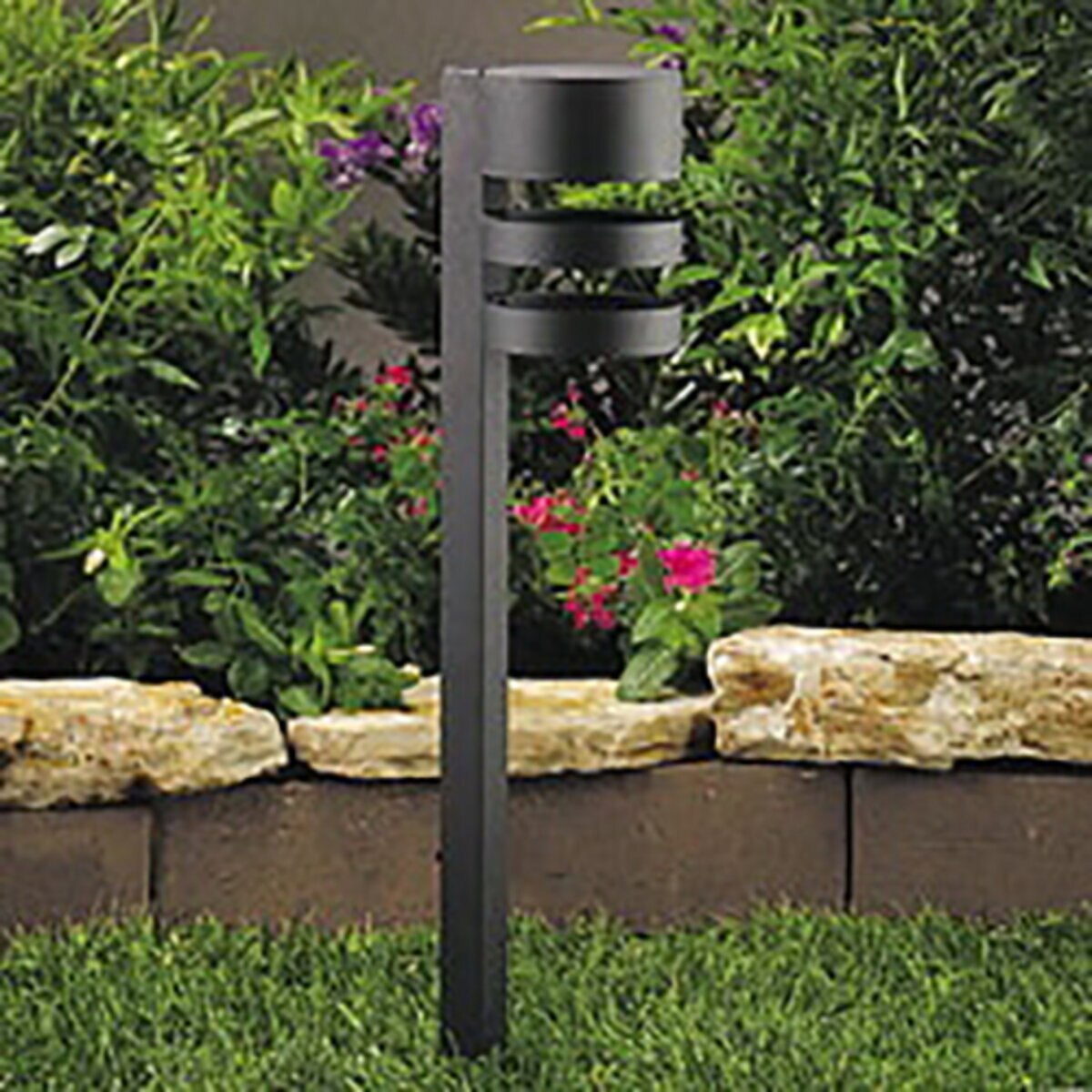 Vista PR-4204 Path Light Aluminum Black Finish No Lamp