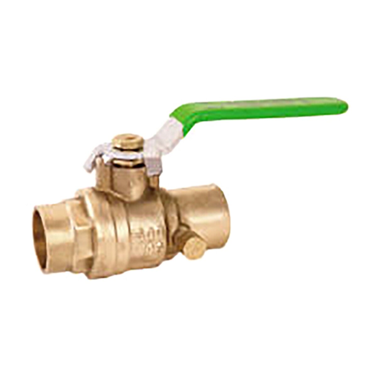 Matco Solder Full-Port Ball Valve Cast Brass Lead Free 3/4 in. w/ Drain