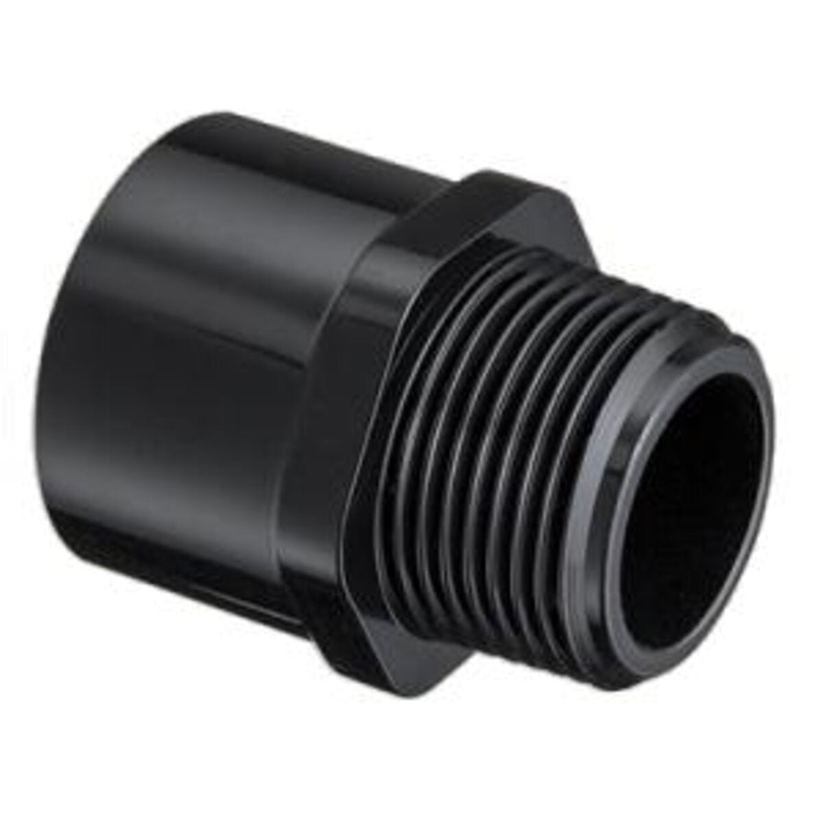 436-005B Sch 40 Black PVC Male Adapter 1/2 in. MIPT x Socket | Spears