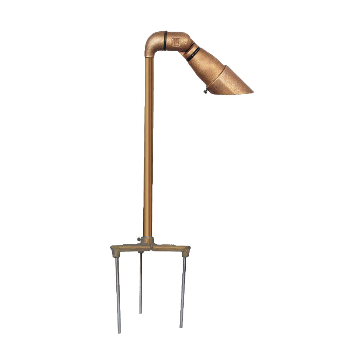 CAST-CBAL1CB- MR-16 Area/Path Light Copper & Bronze Housing Natural Finish No Lamp