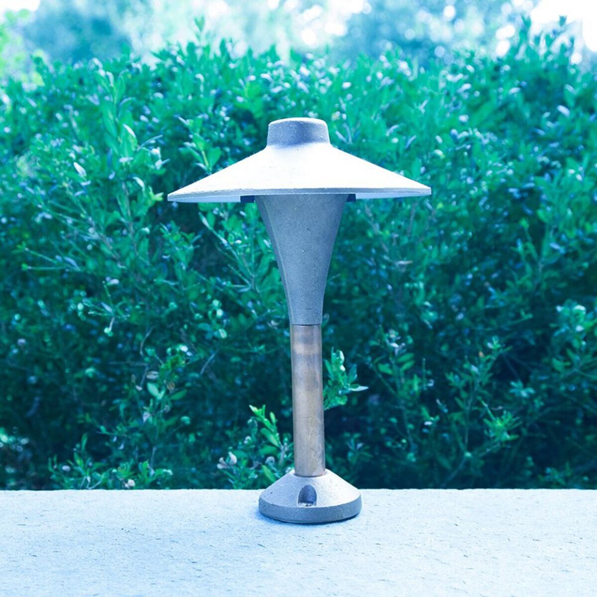 CAST-CCH13CB- Classic Small China Hat Canopy Mount Area Light w/ Small Stem