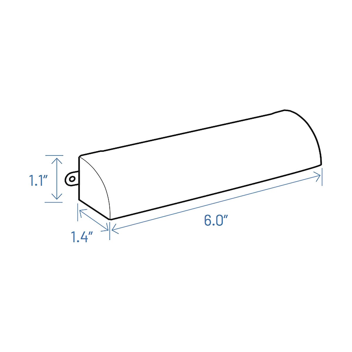 CAST-CEWL6LED1- Integrated LED Engineered Wall Light Surface Mount