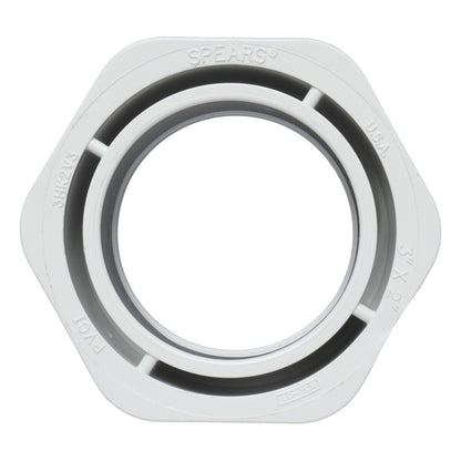 437-338 Sch 40 PVC Reducer Bushing Flush Style 3 in. x 2 in. Spigot x Socket | Spears