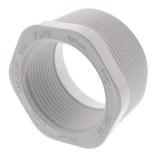 439-251 Sch 40 PVC Reducing Bushing 2 in. x 1-1/2 in. MIPT x FIPT | Spears