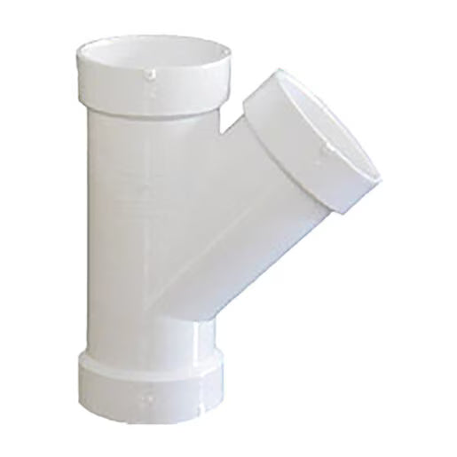 PVCY Rafferty Wye Fitting PVC 4 in. (460)