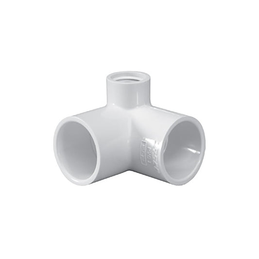 1 Side Outlet Ell PVC Sch 40 SlipxSlipxFipt