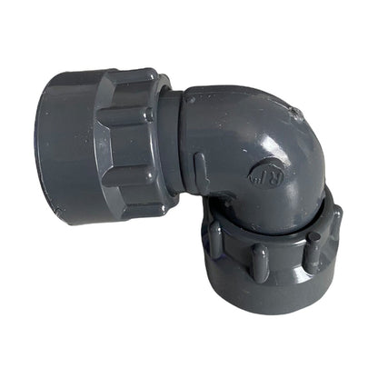 Dura  306-010 Manifold Elbow 90 Degree 1 in. Swivel X Swivel w/o - Ring
