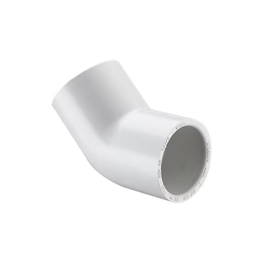 5 45 Degree Ell Soc PVC Fitting