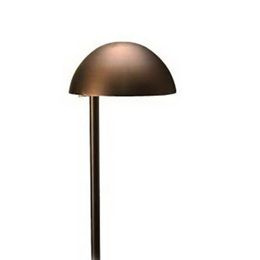 Unique Venus  VENU-12-L2  Path Light 12 in. Riser Brass Housing Weathered Brass Finish 2W 3000K LED
