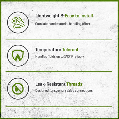 Sch 40 PVC 90 Degree Reducing Elbow 3/4 in. x 1/2 in. Socket x FIPT
