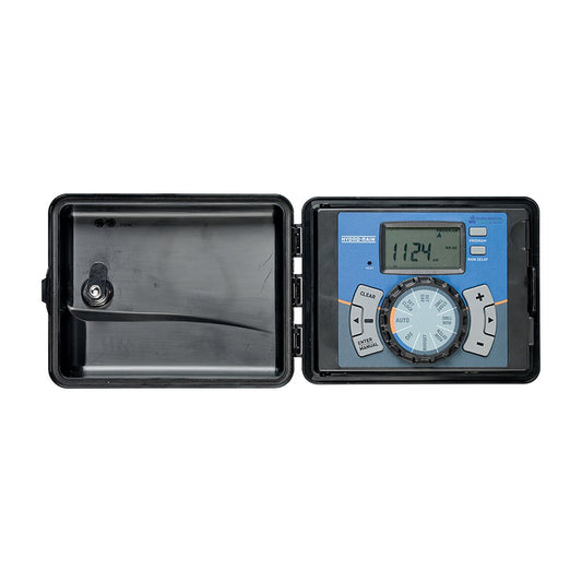 Hydrorain HRC-100-C-04   Indoor/Outdoor Controller 4 Station 3 Programs w/ Logo