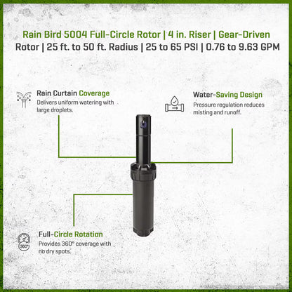 Rain Bird 5004 Full-Circle Rotor 4 in. Riser