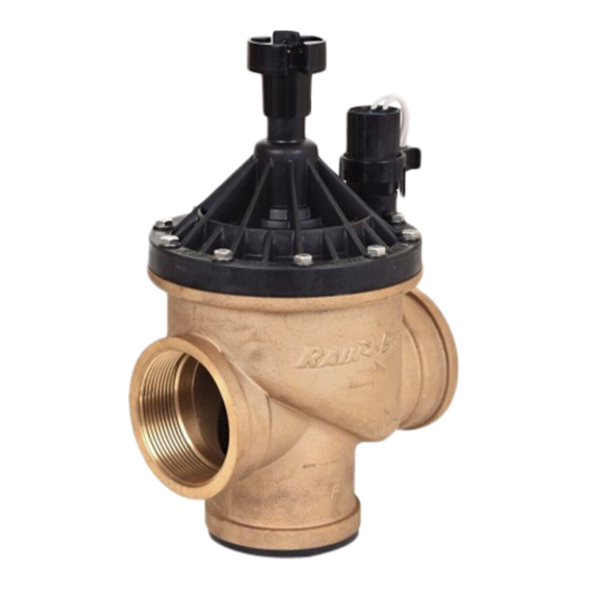 Rain Bird BPES Globe/Angle Scrubber Valve Brass 3 in. w/ Flow Control FIPT x FIPT