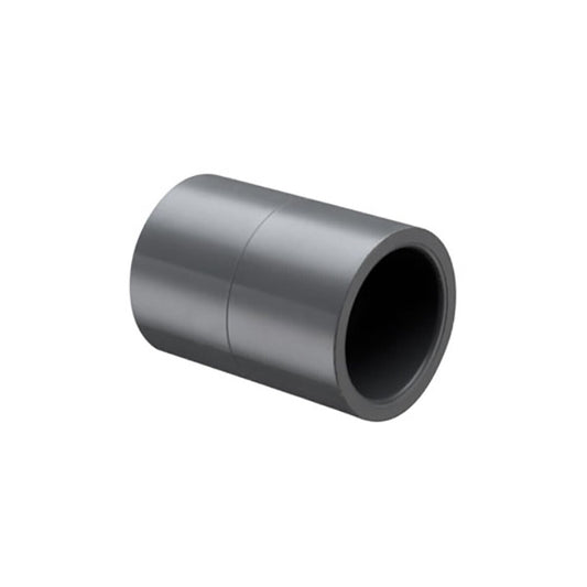 429-005G  1/2 Coupling PVC Gray Soc X Soc | Spears