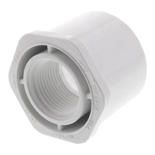 438-210 Sch 40 PVC Reducer Bushing Flush Style 1-1/2 in. x 3/4 in. Spigot x FIPT | Spears