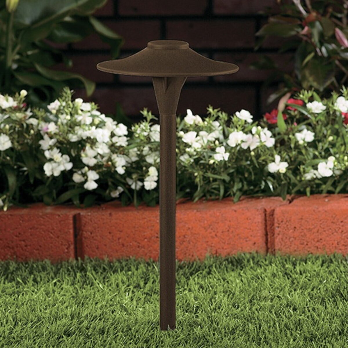 Vista PR-4700 Path Light Aluminum Architectural Bronze Finish No Lamp