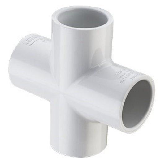 420-010 Sch 40 PVC Cross 1 in. Socket | Spears