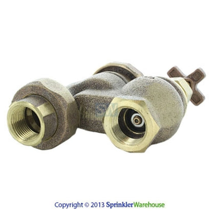 V-19-466-100Y  Anti-Siphon Body Valve Yellow Brass 1 in.
