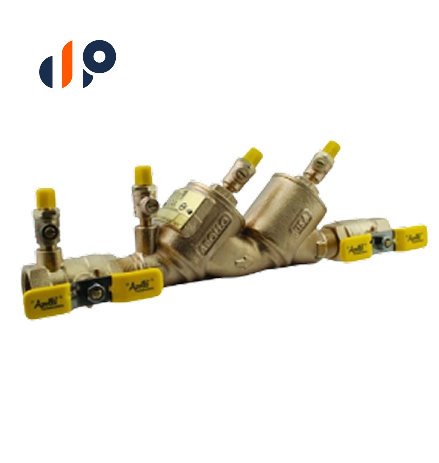 4A-105-A2F  Apollo 4A Double Check Valve Assembly 1 in. Bronze with Ball Valves |