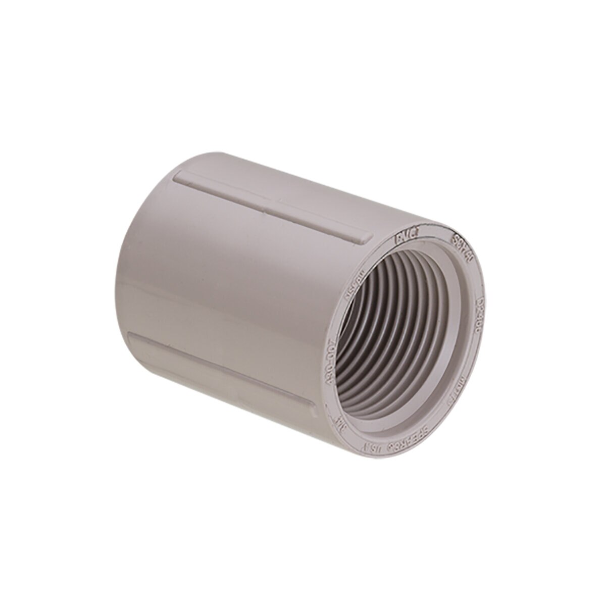 3/4 PVC Uvr Coup Fpt Sch40