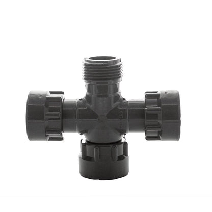 Dura  320-010 Manifold Cross 1 in. Swivel x MIPT x Swivel x Swivel with O-Ring