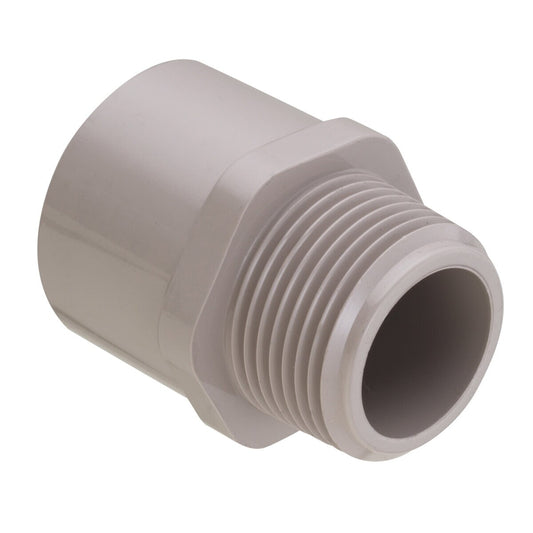 Sch 40 UV Resistant PVC Male Adapter 1/2 in. MIPT x Socket