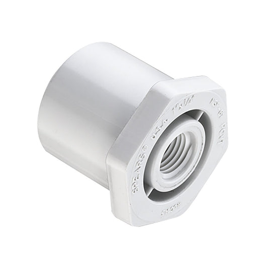 438-072 1/2 in. x 1/4 in. Red Bushing Spig X Fipt PVC Fitting | Spears