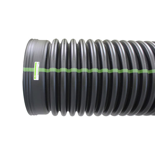 ADS N-12 Dual Wall Perforated Pipe 4 in. w/ Bell End 20 ft.