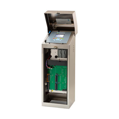 (2) CS3000 weather-based irrigation controllers w/ 8-conv. wired station outputs SSE stainless-steel encl.