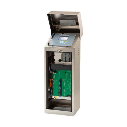 (2) CS3000 weather-based irrigation controllers w/ 8-conv. wired station outputs SSE stainless-steel encl. CS3-8-SD1
