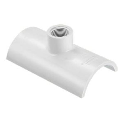 Sch 40 PVC Snap-On Saddle Tee 3/4 in. x 1/2 in. Snap-On x FIPT