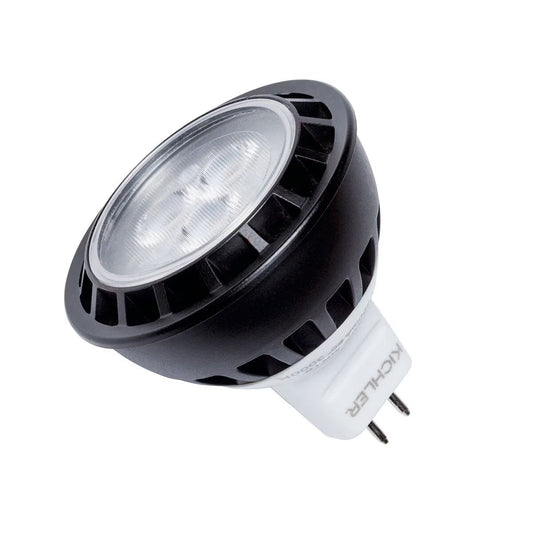 18141  Kichler Professional Series MR16 5W LED Lamp, 3000K Warm White, 60 Degree Beam Angle - 365 Lumens, 12V Bi-Pin Base, 30,000 Hour Life