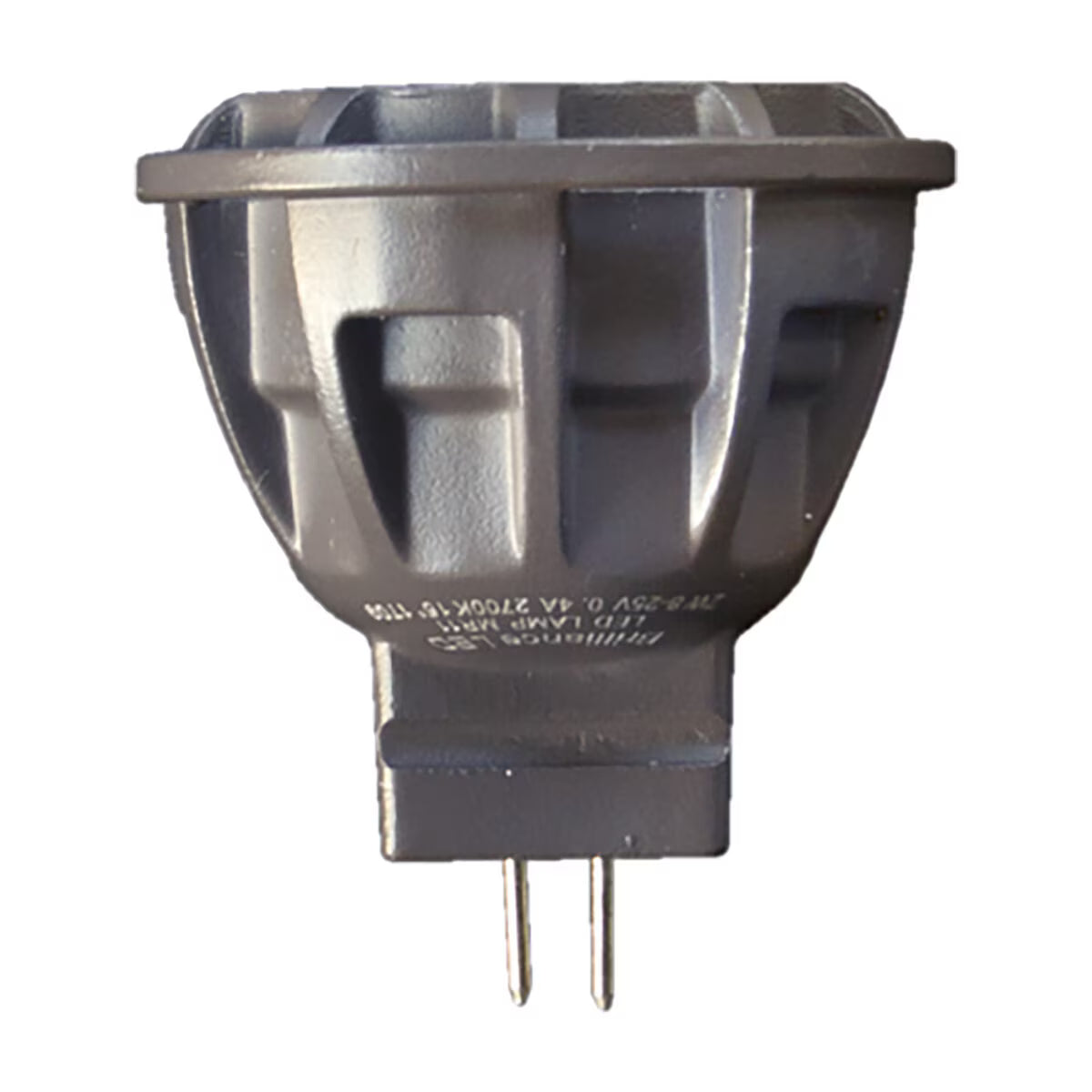 Brilliance MR11 LED Lamp 2W Warm White 2700K Dimmable Bi-Pin 15 Degree Beam Angle 120 Lumens 50,000 Hour Life