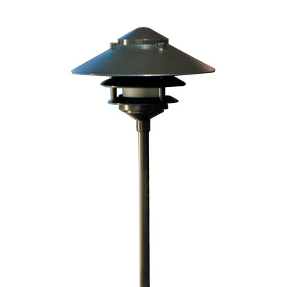 FX DR Path Light Black Finish 12 in. Riser No Lamp