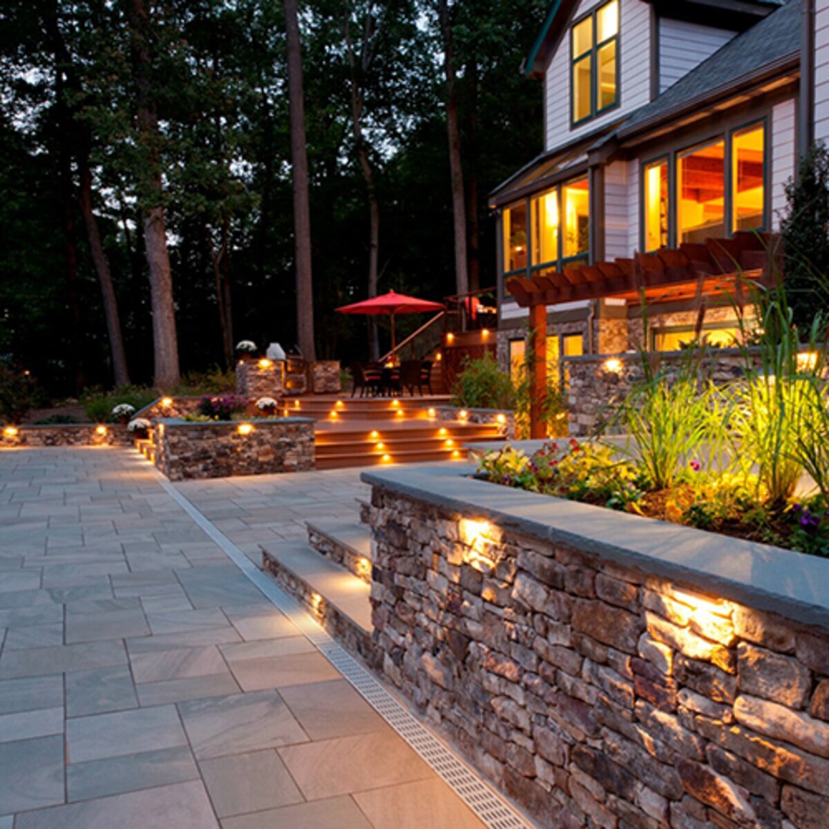 Integral Hardscape Light Clay 3000K LED 4 in.