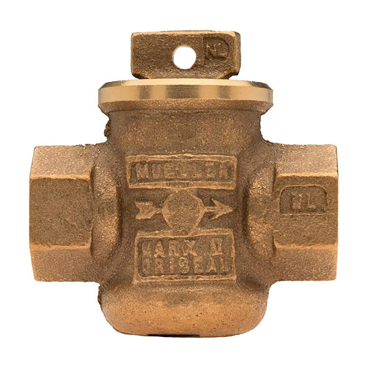 Mueller  MH10283NF  Ball Curb Stop Valve Lead Free 3/4 in. x 3/4 in. Fip