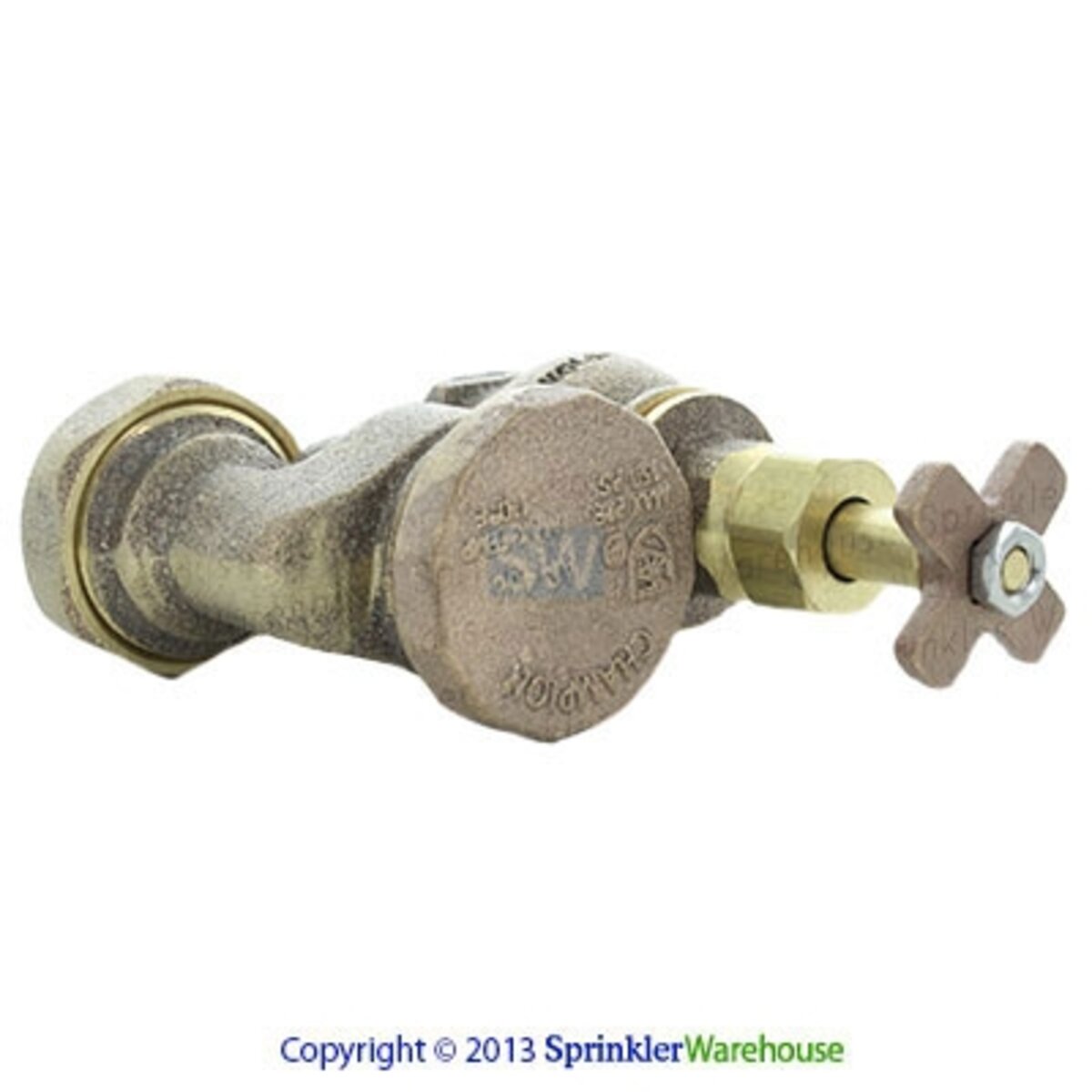 Anti-Siphon Body Valve Yellow Brass 1 in.