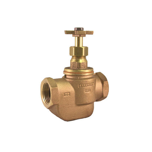 MANUAL STRAIGHT VALVE 1-INCH BRASS