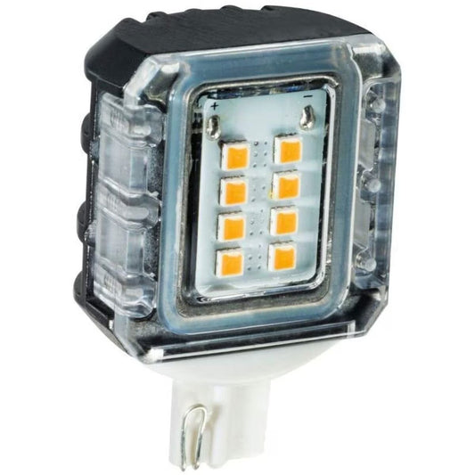 18121  Kichler T5 Wedge LED Lamp 2W 3000K Warm White Light 120 Degree Beam Angle, Clear and Black Finish, 130 Lumens Output, 12V