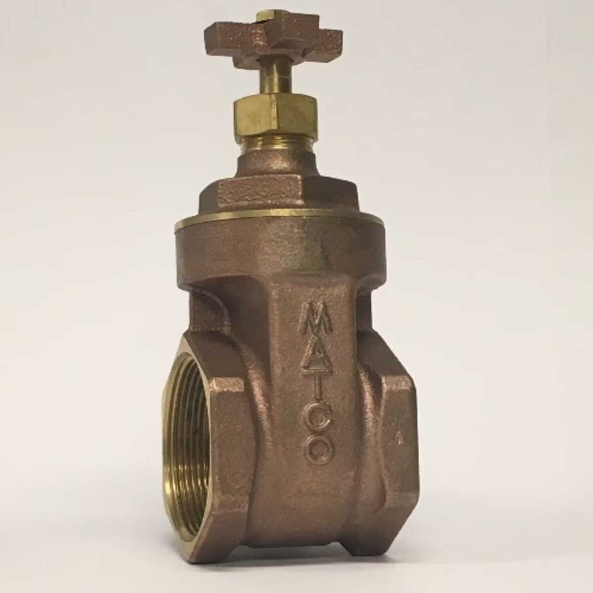 Matco Full Port Gate Valve Brass 2-1/2 in. FIPT with Cross Handle