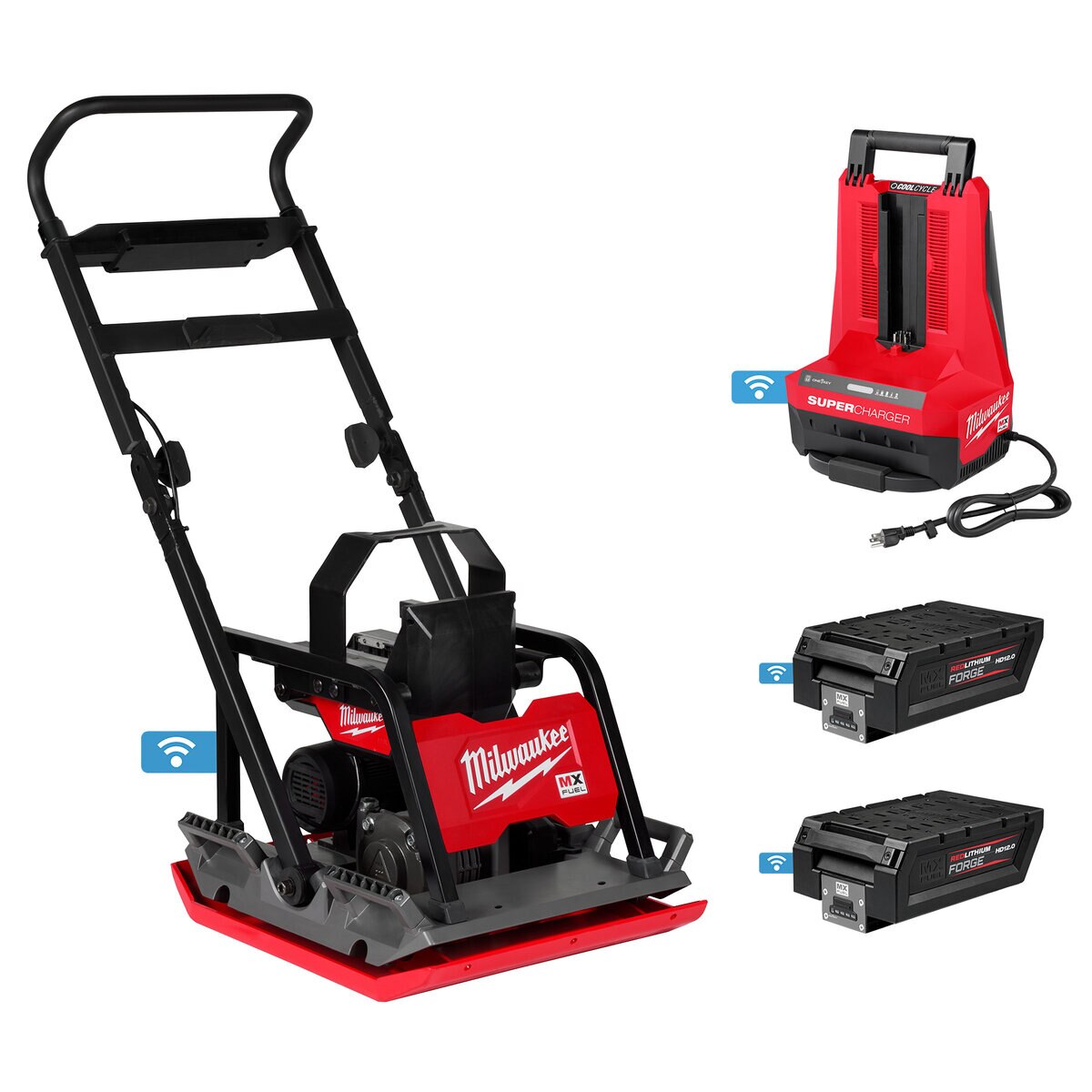 Milwaukee MX Fuel Forge 20 in. Plate Compactor Kit