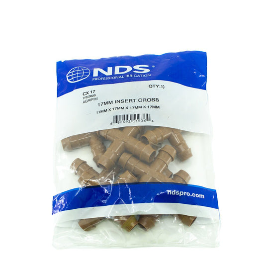 NDS PVC Insert Cross 11/16 in. 10/Bag